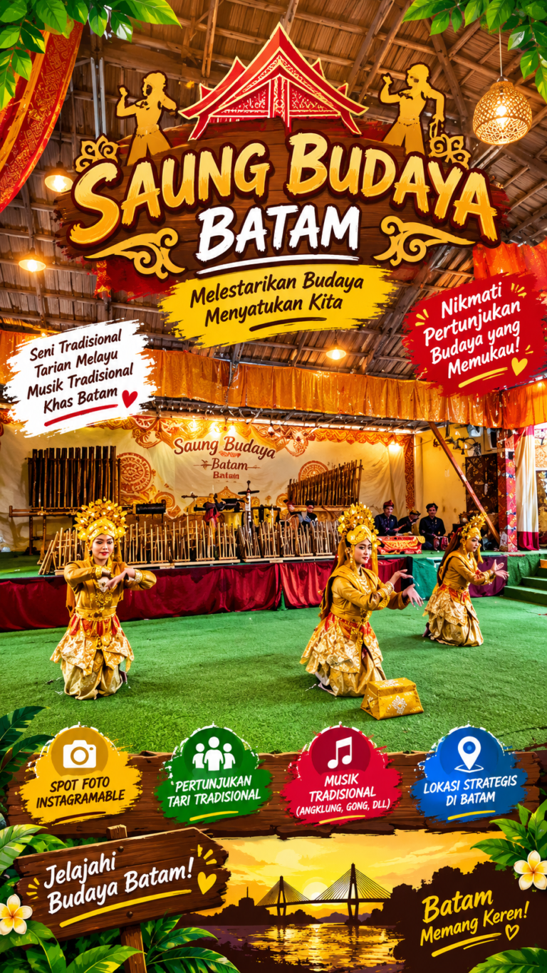 Poster Budaya Saung Budaya Batam