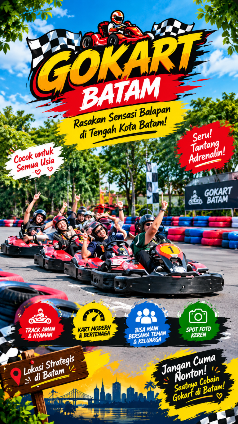 Sensasi Gokart Seru di Batam